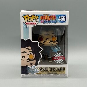 Funko Pop! #455 Sasuke (Curse Mark) Naruto Exclusive w/ Protector *Vaulted*